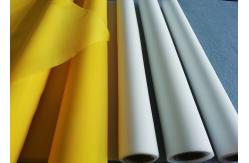 China White / Yellow 110 Monofilament Polyester Mesh Plain Weave 30-70m / Roll supplier