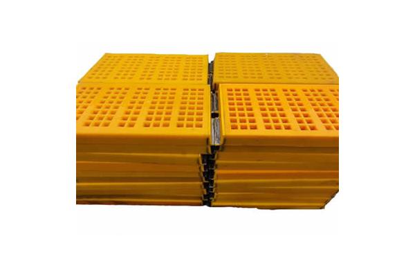 Modular Tensioned Mining Screen Mesh Pu Screen Transverse And Longitudinal