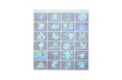 China Custom Shapes ID Die Cut Transparent Hologram Stickers , Tamper Proof Hologram Stickers supplier