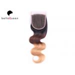 Three Parts Body Wave Human Hair Lace Closure For Women for sale
