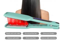 China LCD Display Infrared Hair Straightener , 35W Hot Tools Professional Flat Iron supplier