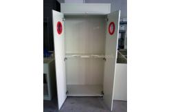 China Practical Ventilated Gas Cylinder Cabinet Rustproof With Alarm System supplier