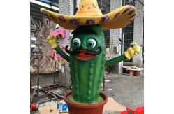 China Infrared Sensor Theme Park Cartoon Animatronic Plant Cactus supplier