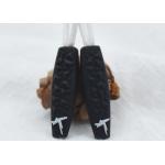 Novelty SGS 3D Embossed Plastic Zipper Puller With Polyester String