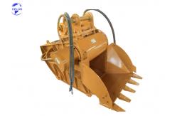 China 0.74m3 Excavator Attachment Hyd Crushing Bucket Concrete Crusher Bucket supplier