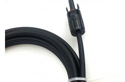China Auto Lock OEM 6mm2  Solar Cable , Dust Proof Solar Panel Power Cable supplier