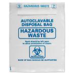 Clear 138 Degree PP Disposal Biohazard Waste Bag With Autoclave Indicator for sale