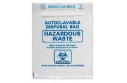 China 2 Mil Clear Biohazard Waste Bag Polypropylene Plastic Autoclave supplier