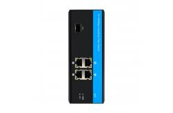 China Stable Transmission Din Mount Industrial Network Switch With 4 10/100Mbps UTP supplier