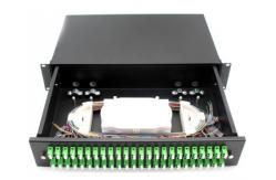 China 2U 19inch Full Loaded Slide Rail Rack mount patch panel supplier