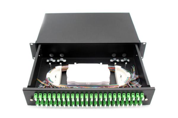 2U 19inch Full Loaded Slide Rail Rack mount patch panel