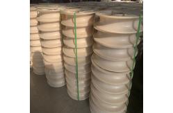 China Load 40KN 660x100mm Three Nylon Wheels Conductor Stringing Block supplier