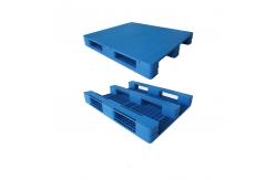 China Blue HDPE Plastic Pallets Nestable Recycled Plastic Pallet Heavy Duty supplier