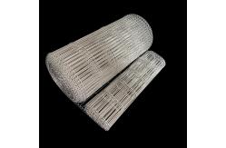 China Stainless Steel Flat Flex Wire Mesh Conveyor Belt For Pizza Oven supplier