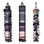 Yoga tights storage rack, 24 roll independent compartment black houseware for sale