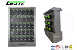 China 30 Units Charger Rack Coal Miner Cap Lights With Power Switch Indication Light supplier
