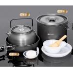 Outdoor Camping Tableware For Camping Hiking Picnics Pan Sized 202X50MM Teapot Of 165X115MM for sale