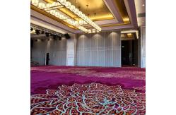China Manual Aluminum Sliding Soundproof Partition Walls / Movable Wall Panels supplier