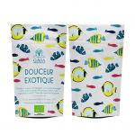 Food Grade Bag Packaging Custom Zip Lock Smell Proof Pouch Environment Friendly for Food Packaging for sale