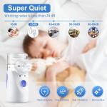 Quiet Efficient Portable Handheld Nebulizer Machine For Children Adults for sale