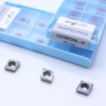CCGT06 CCGT09 Cermet CNC Turning Inserts For P Materials , Finish Inserts With H  Chip Breaker for sale