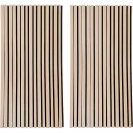 Sound Absorbing MDF Wood Akupanel Soundproof Slat Wall Acoustic Panel Customizable for sale