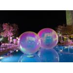 Colorful 2.0m PVC Inflatable Reflective Ball Christmas Mirror Sphere for sale