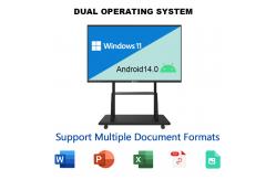 China 4K LCD Interactive Digital Smart Electronic Board 86'' Digital Smart Interactive Touch Panel supplier