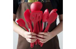 China Lightweight Fadeless 10 Piece Silicone Kitchen Utensil Set supplier