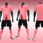 Optional Color Plain Soccer Jersey Premium Fabric Breathable Football Dress Full Set for sale