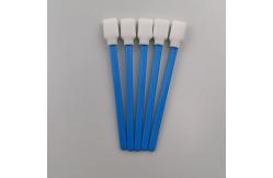 China 125mm Square Sponge Head Foam Cleaning Swabs For Industrial Applications supplier
