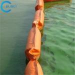 Trash Floating Debris Boom Barrier Oil Absorbent Woven Geotextile Marine Silt Curtain For Dredging for sale