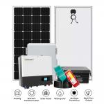 400w Monocrystalline Monofacial Solar Panel Home Systems With MPPT Controller for sale