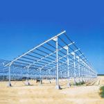 50MW Fixed Tilt Anodized Aluminum Frameless Solar Panel Mounting System for sale