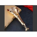 Crystal Globe Hollowing Out Custom Trophy Awards Polishing Surface With Gift Box for sale