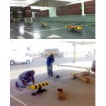 High Strength Steel Manual Parking Lock , Parking Space Barrier Lead Acid Battery