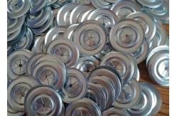 China 30mm Galvanized Steel Round Insulation Washer With Bevel Edge supplier