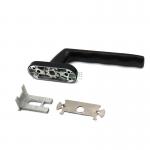 Aluminum Black Sliding Door And Window Handles Simple Style child proof
