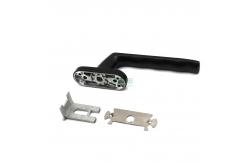 China Aluminum Black Sliding Door And Window Handles Simple Style child proof supplier