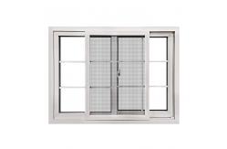 China Conventional UPVC Sliding Window And Door White Profile With Touch Lock  supplier