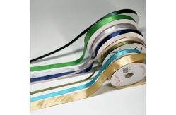 China Elegant Polyester Ribbon OEKO-TEX 100 White Poly Ribbon For Home Textile supplier