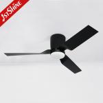 DC Motor ABS Blade Black Modern Ceiling Fan Small And Low Profile
