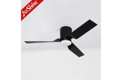 China DC Motor ABS Blade Black Modern Ceiling Fan Small And Low Profile supplier