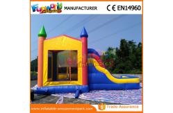 China Outdoor Inflatable Combo Slide , childrens bouncy castle With Pool supplier
