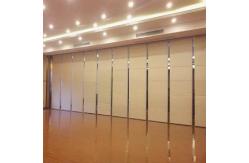 China Melamine Wooden Movable Operable Acoustic Partition Wall For Art Gallery supplier