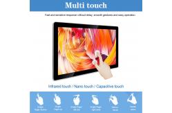 China Advertising Display Wall Mount Lcd Digital Signage Indoor Touch Screen Android supplier