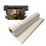 Aqueous Pure Cotton Canvas Roll 360gsm Acid Free For Canon Printer for sale