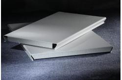 China 15mm-35mm Aluminum Ceiling Sheets For Gas Station Beveled Edge supplier