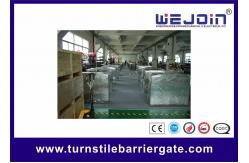 China Stainless Steel Full - auto Access Control Flap Barrier Gate With Double Channel supplier