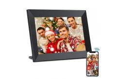 China Acrylic 250cd/M2 Smart 10.1inch Full HD Touch Screen WIFI Picture Frame supplier